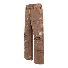 Omirad Distressed Workwear Denim Pants