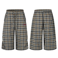Omirad Plaid Lounge Shorts