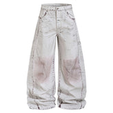 Omirad Washed Panel Denim Pants
