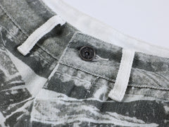 Omirad Graphic Panel Wide-Leg Pants