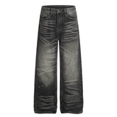 Omirad Washed Distressed Denim Pants