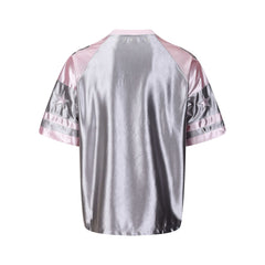 Omirad Metallic Varsity Jersey Tee
