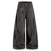Omirad Washed Balloon Denim Jeans