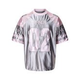 Omirad Metallic Varsity Jersey Tee