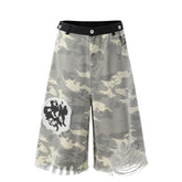 Omirad Camo Distressed Jorts