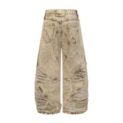 Omirad “Vintage Distressed Panel Jeans”