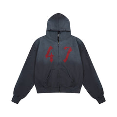 Omirad “47” Zip-Up Hoodie