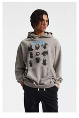 Omirad Vintage Artist Graphic Hoodie