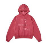 Omirad “12 Days of Christmas” Vintage Pullover Hoodie