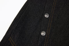 Omirad Rivet Panel Wide-Leg Denim Jeans