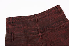 Omirad Double-Waist Washed Wide-Leg Jeans