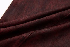 Omirad Double-Waist Washed Wide-Leg Jeans