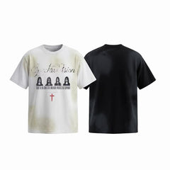Omirad “Spectra Vision Distressed Graphic Tee”