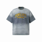 Omirad Vintage Distressed Embroidery Graphic T-Shirt