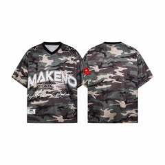 Omirad Camo Mesh Football Tee