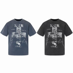Omirad Washed Cross Graphic Tee