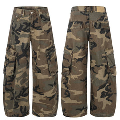 Omirad Oversized Camo Cargo Jeans