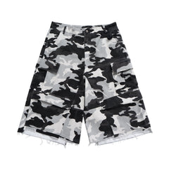 Omirad Camo Multi-Pocket Cargo Shorts