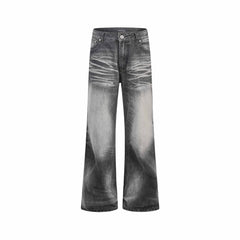 Omirad Vintage Washed Wide-Leg Jeans