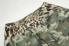 Omirad Leopard Camo Cargo Shorts
