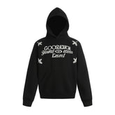 Omirad Embroidered Script Fleece Hoodie