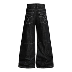 Omirad Studded Strap Denim Pants