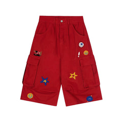 Omirad Patchwork Cargo Shorts