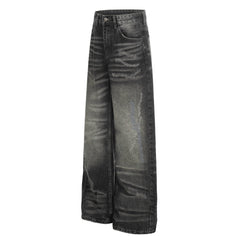 Omirad Washed Distressed Denim Pants