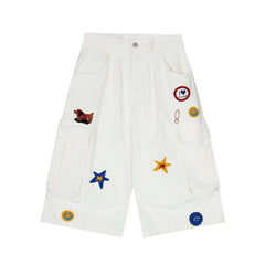Omirad Patchwork Cargo Shorts