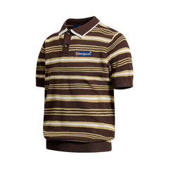 Omirad “Retro Stripe Knit Polo”