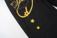 Omirad Star Script Wide-Leg Jeans