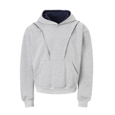 Omirad Contrast Lining Panel Hoodie