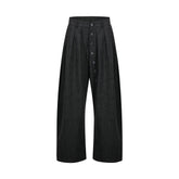 Omirad “Minimal Pleated Wide-Leg Pants”