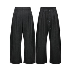 Omirad “Minimal Pleated Wide-Leg Pants”