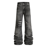 Omirad Distressed Studded Denim Pants