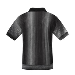 Omirad “Gradient Knit Polo Tee”