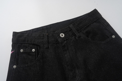 Omirad Cross Pocket Graphic Wide-Leg Jeans