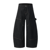 Omirad Utility Wide-Leg Denim Pants