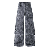 Omirad Distressed Multi-Pocket Cargo Pants