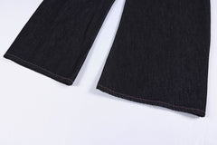 Omirad Double Waist Star Denim Pants