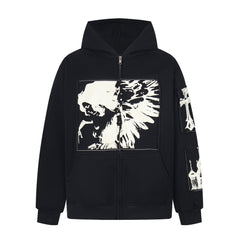 Omirad Graphic Zip Hoodie