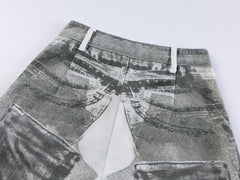 Omirad Graphic Panel Wide-Leg Pants