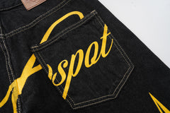 Omirad Star Script Wide-Leg Jeans