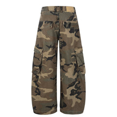 Omirad Oversized Camo Cargo Jeans
