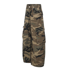 Omirad Oversized Camo Cargo Jeans