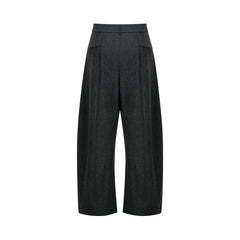 Omirad “Minimal Pleated Wide-Leg Pants”