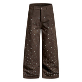 Omirad Stud Detail Wide-Leg Pants