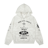 Omirad Vintage Graphic Zip-Up Hoodie