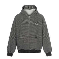 Omirad Striped Zip Hoodie