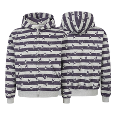 Omirad Zip-Up Graphic Hoodie